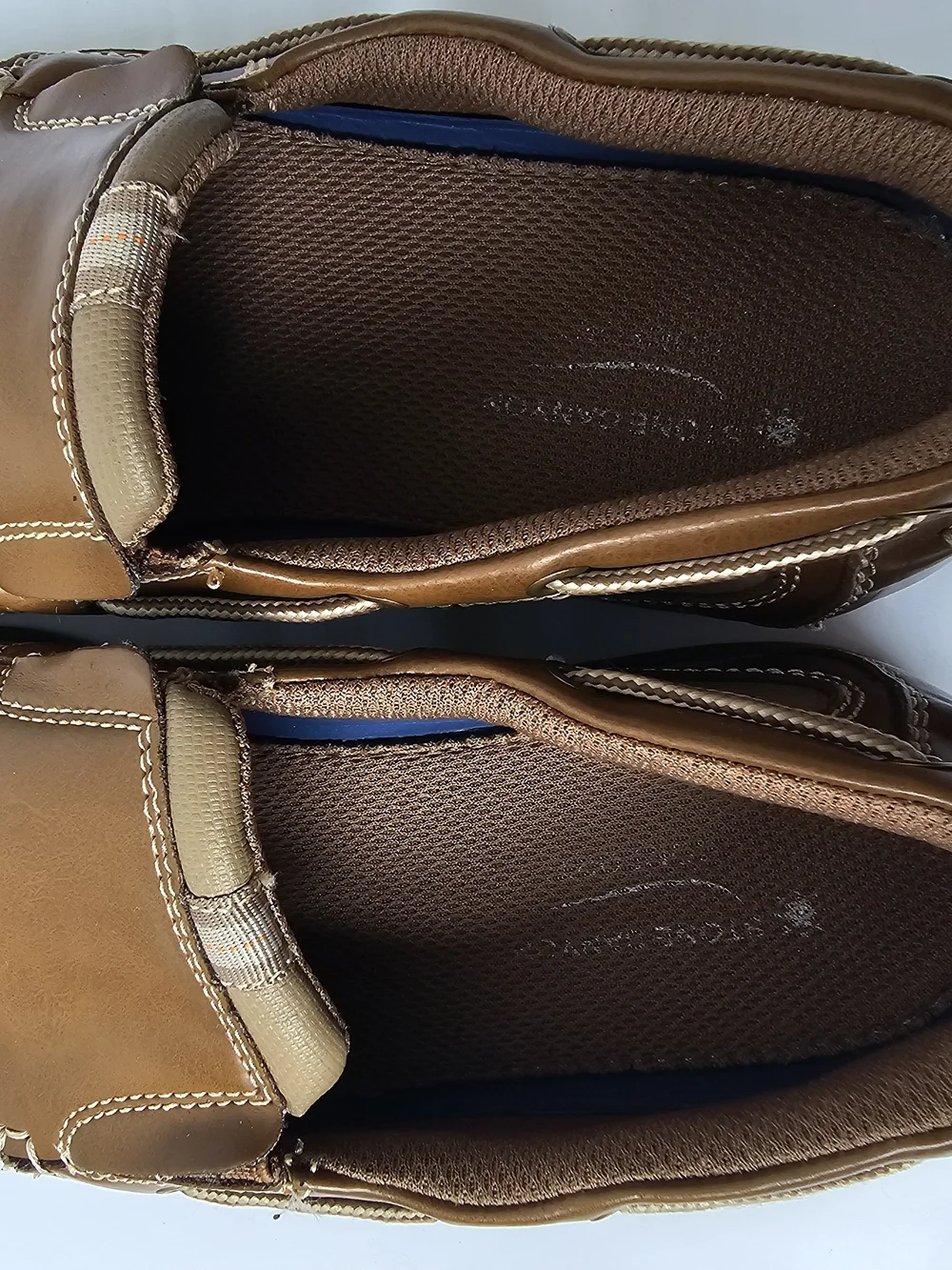 Stone Canyon Men's Brown Slip-On Boat Shoes / Loafers - Size 8.5M